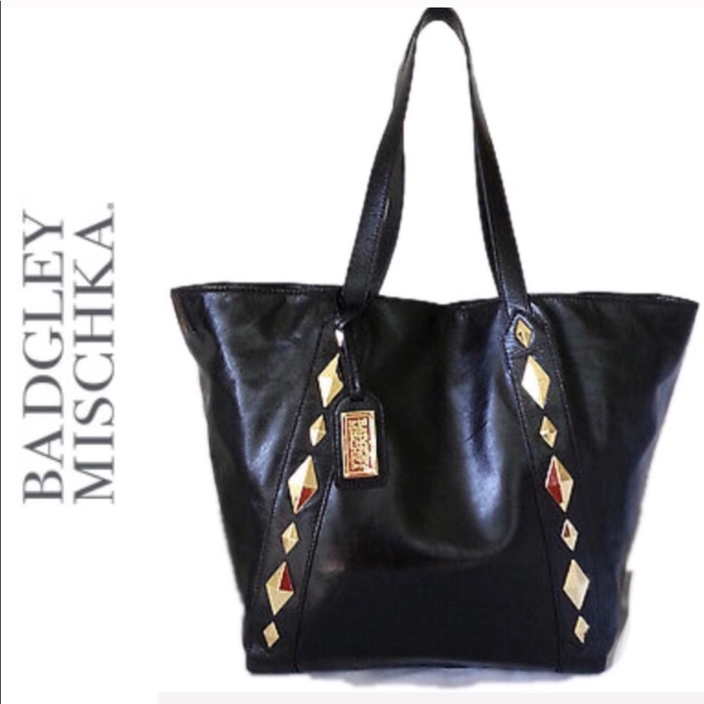 Badgley mischka Terri Studded Shine Tote bag